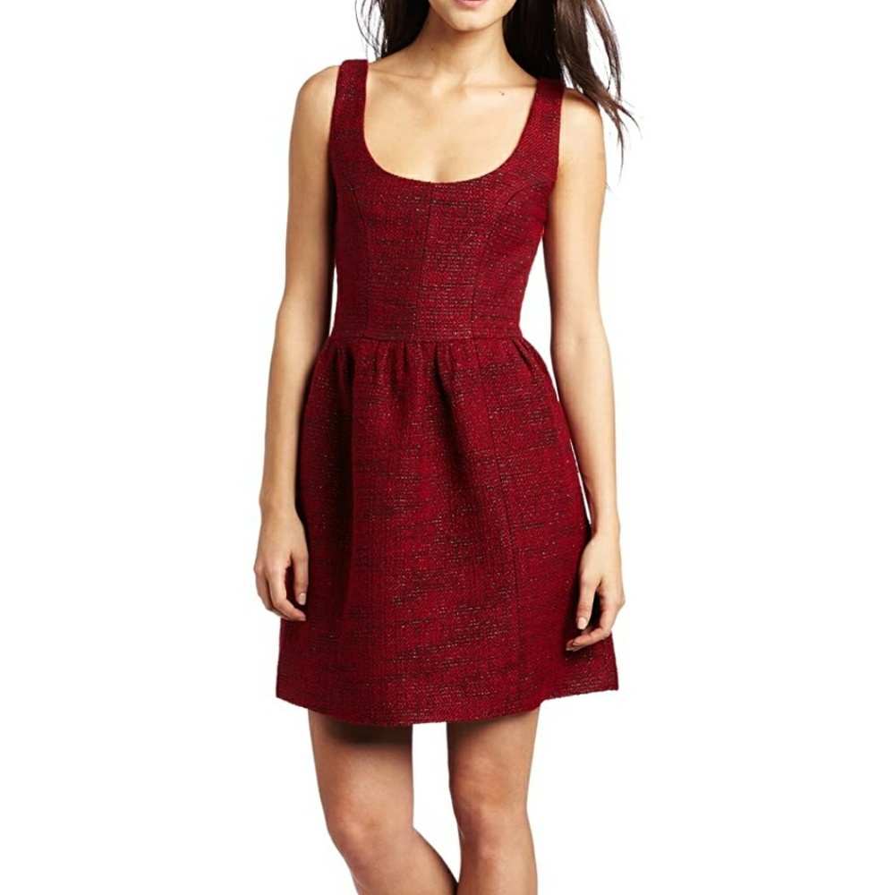 Rebecca Minkoff Metallic Tweed Dress